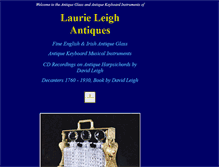 Tablet Screenshot of laurieleighantiques.com